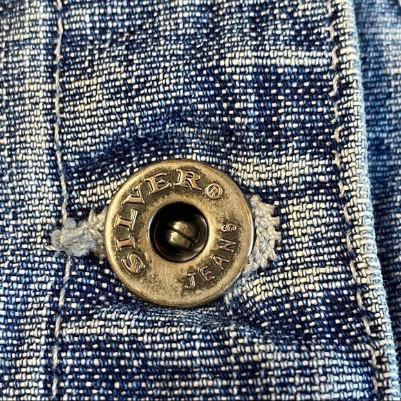 SILVER JEANS Jacket, Light Wash, Slightly Cropped - Picture 8 of 8